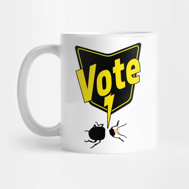 Know Your Parasites Vote Bug Spray by OrangeMonkeyArt